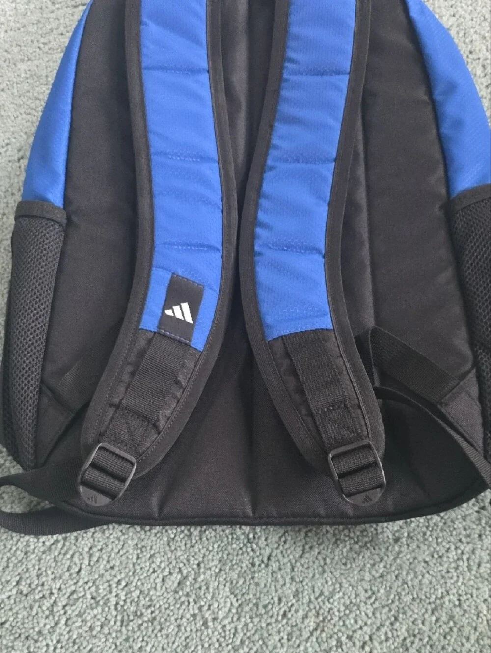 adidas Blue and Black Excel 7 Backpack, NWT, With Loadspring Shoulder Straps.